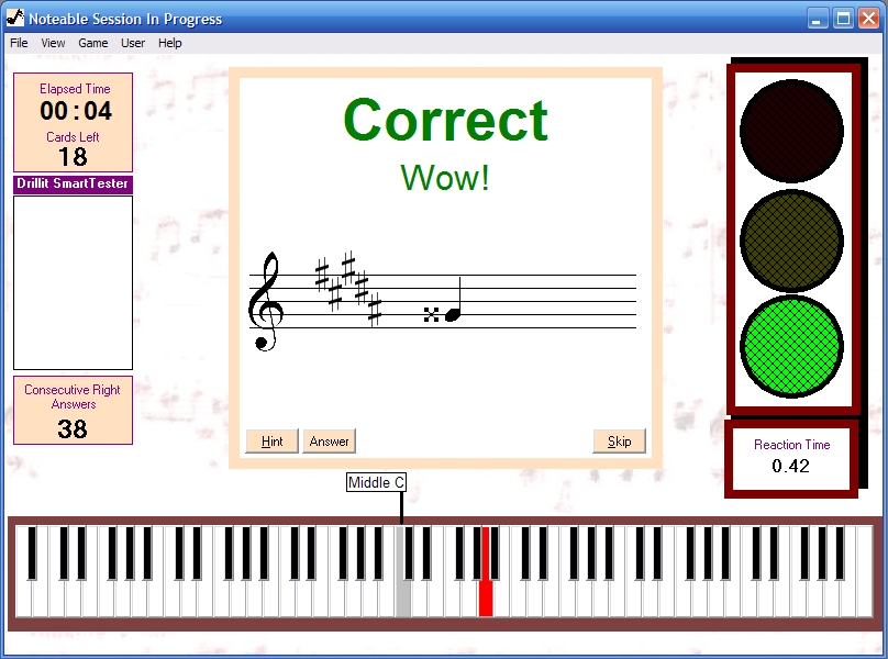 Piano play mode